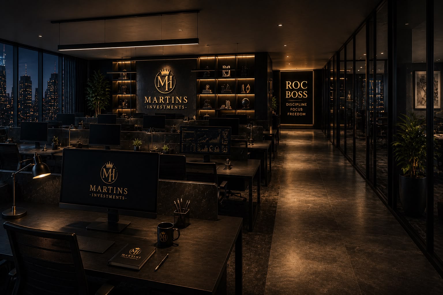 Martins Investments premium open-plan office